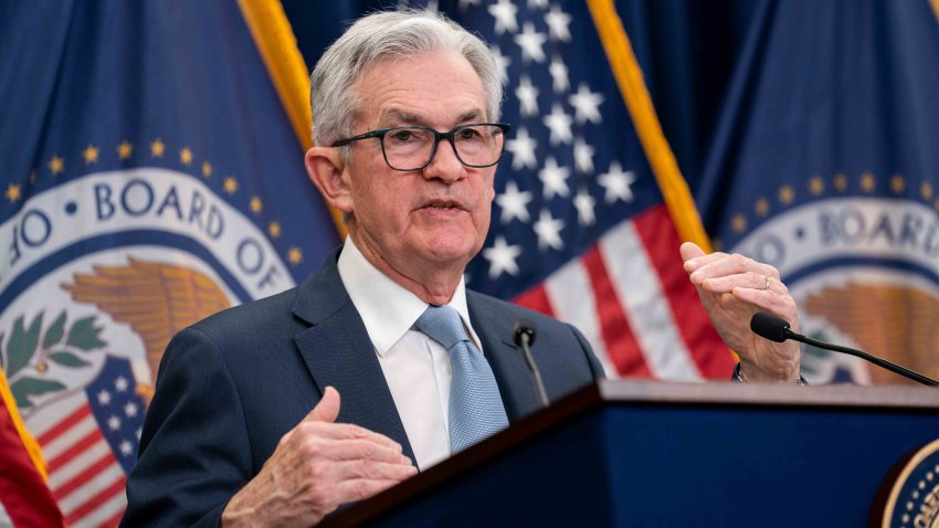 El presidente de la Reserva Federal, Jerome Powell, asiste a una conferencia de prensa en Washington DC, Estados Unidos, el 14 de diciembre de 2022.
